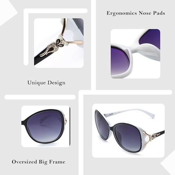 Oversized big women\'s sun glasses main image 4
